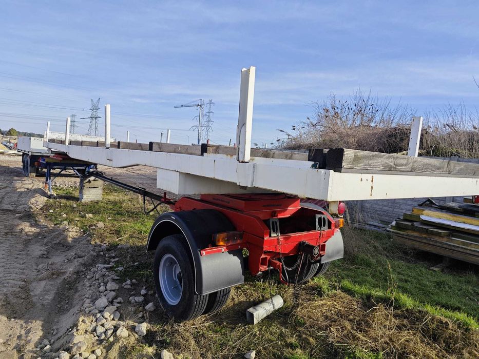 Przyczepa dłużyca dłużycowa SCHARF 4T Naczepa Platforma drewna stali