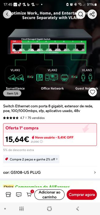 CLOUD - Manager Gigabit Switch426430370520780804