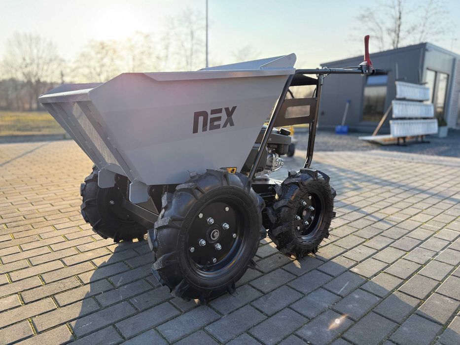 Taczka 4x4 spalinowa Wozidło kołowe NEX 300kg Transporter
