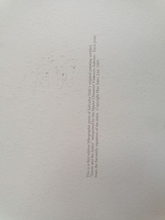 Salvador Dali - syreny i marynarze - sirens and sailors - litografia