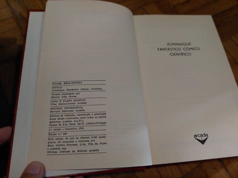 6 Livros coleção meia-noite 1976