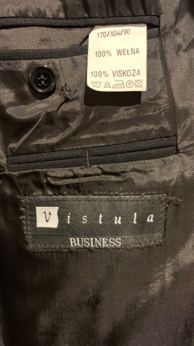Garnitur Vistula 170/104/90 czarny wełna
