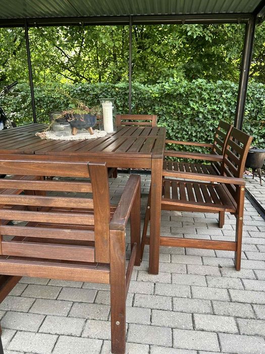 Krzesła ogrodowe Ikea 6 sztuk poduszki gratis