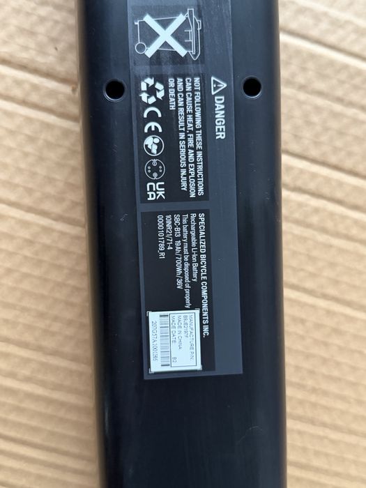 Батарея Specialized Turbo Levo 700 w 100% 10 циклів Gen 2