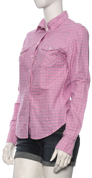 GANT różowa bawełniana koszula damska w kratkę 34