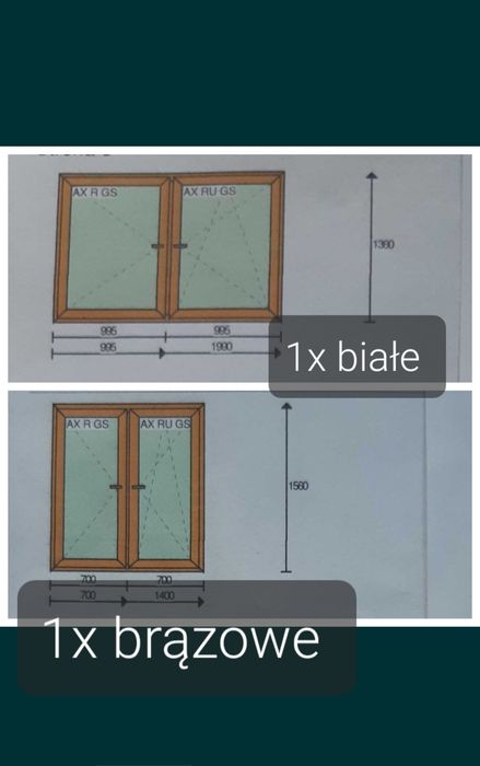 Okna z demontażu domu