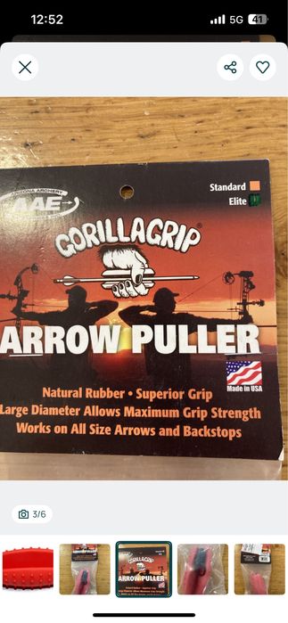 Sacaflechas AAE Gorilla Grip arco e flecha - Novo