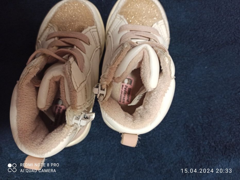 Утепленные кеды размер 22 H&M.