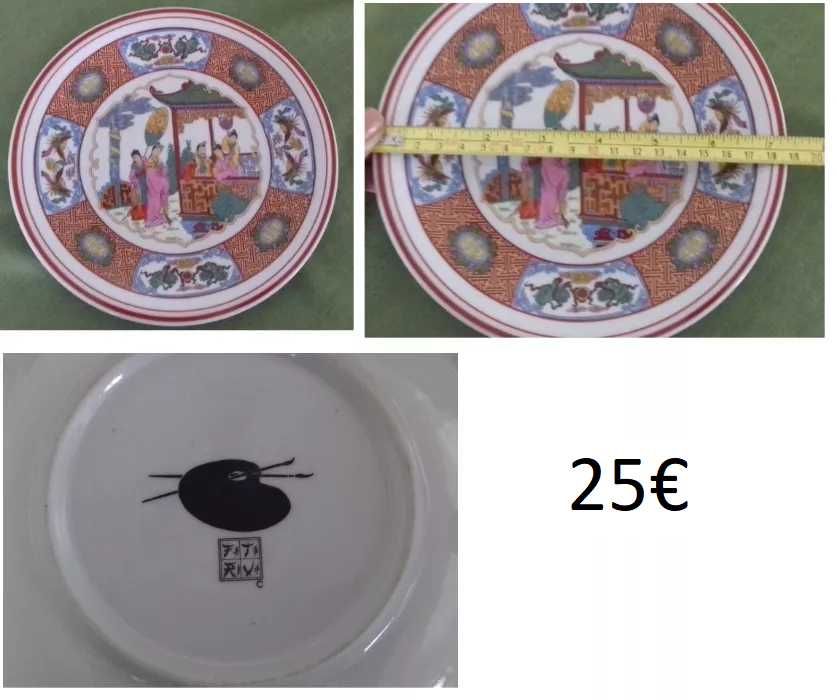!! LER DESCRIÇÂO !! Pratos Antigos Japoneses