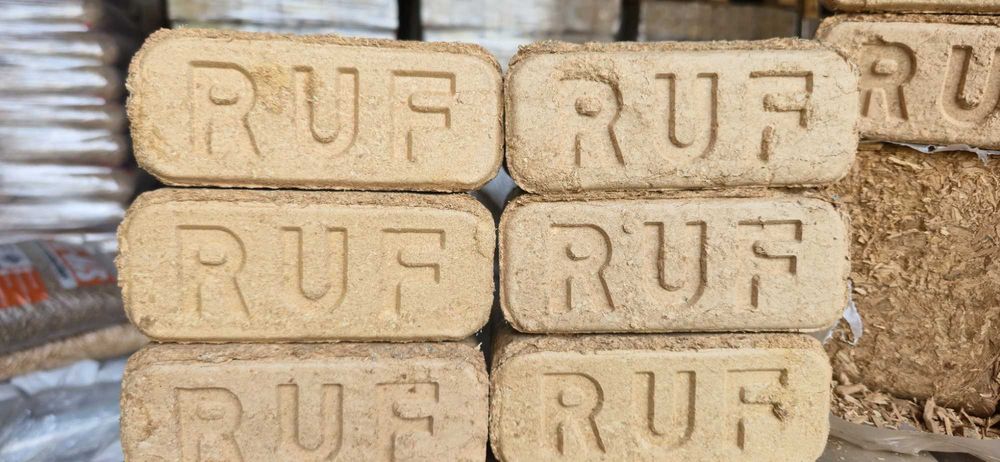 Топливные Брикеты РУФ RUF  для отопления из 100 % дуба