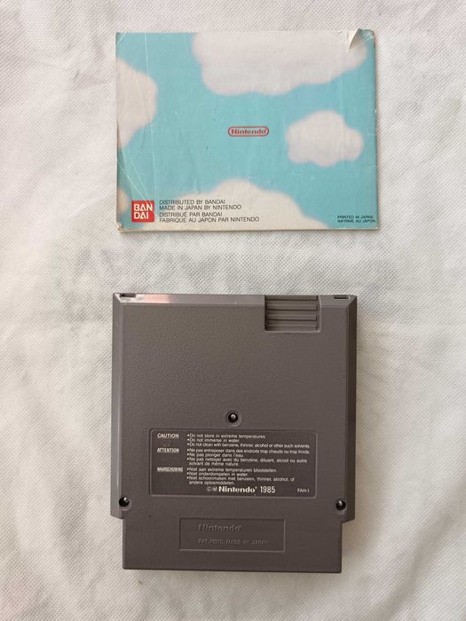 Super Mario Bros 2 [NES, 1989] Loose With Nintendo Cover & Manual