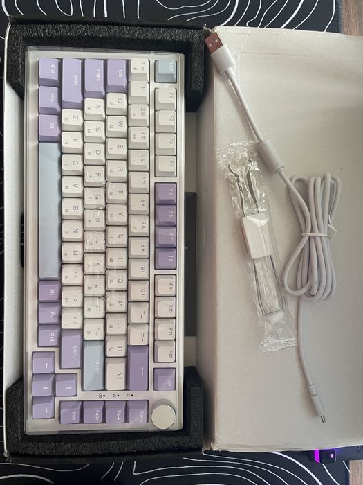 NEW!Механічна клавіатура Ajazz ak 820 кирилиця!