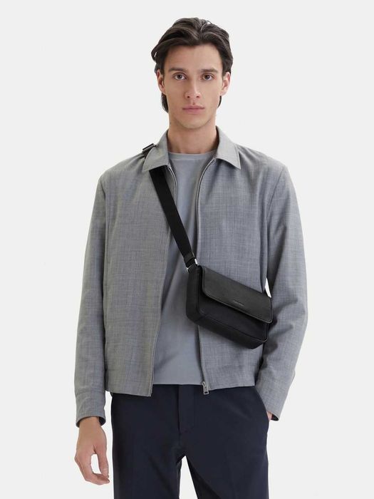 100% ОРИГІНАЛ Calvin Klein raised small flap crossbody NEW сумка чорна чоловіча через плече нова колекція 2026