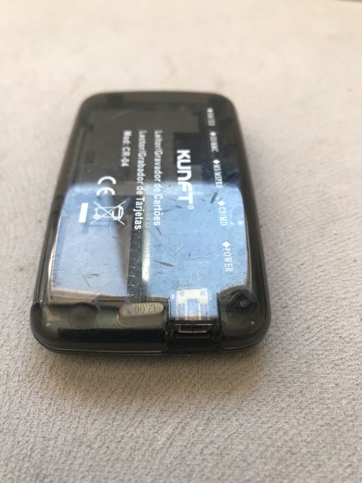 Leitor/gravador de cartões Kunft