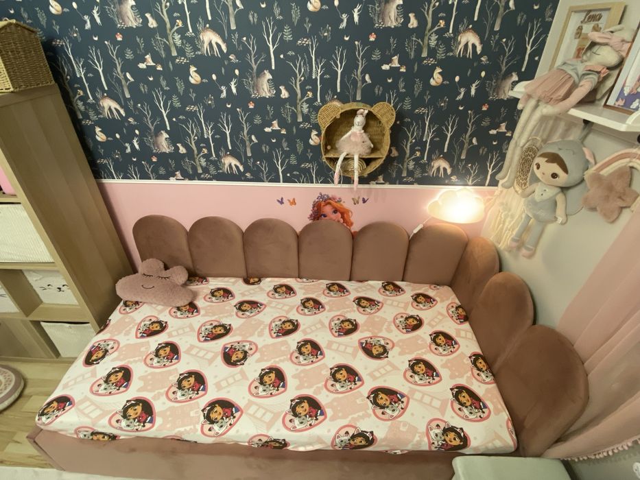 Łóżko dla dziecka tapcerowane
