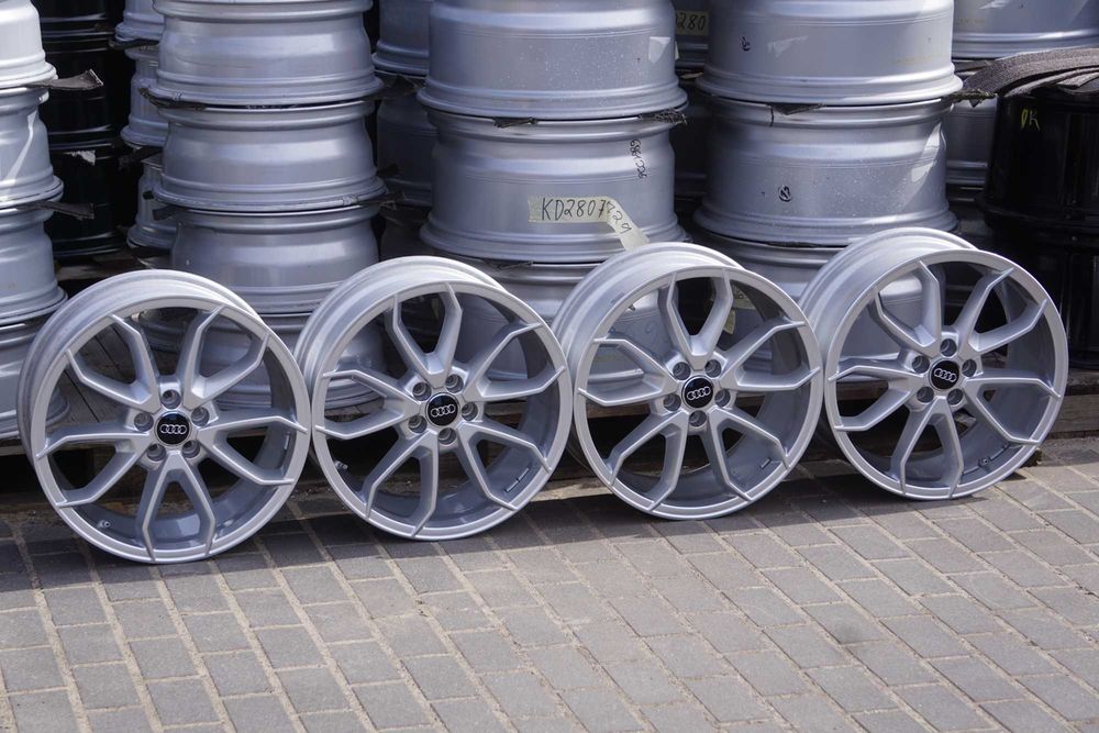 Alufelgi oryginal Audi 5x100 7,5Jx17 et46 cb57,1mm piekne, jak nowe!