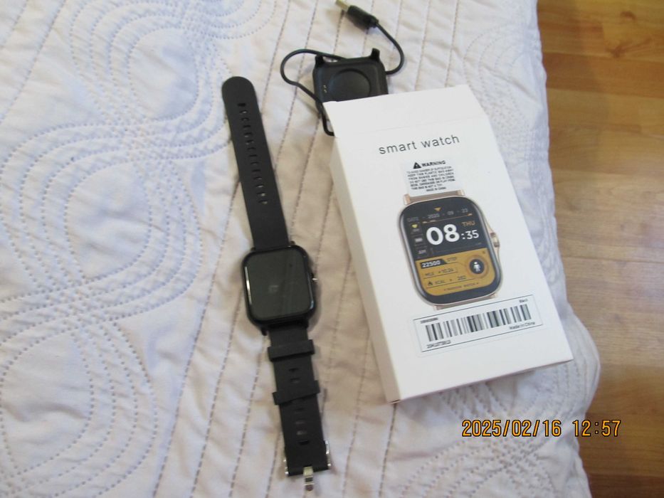 Наручные смарт часы Black