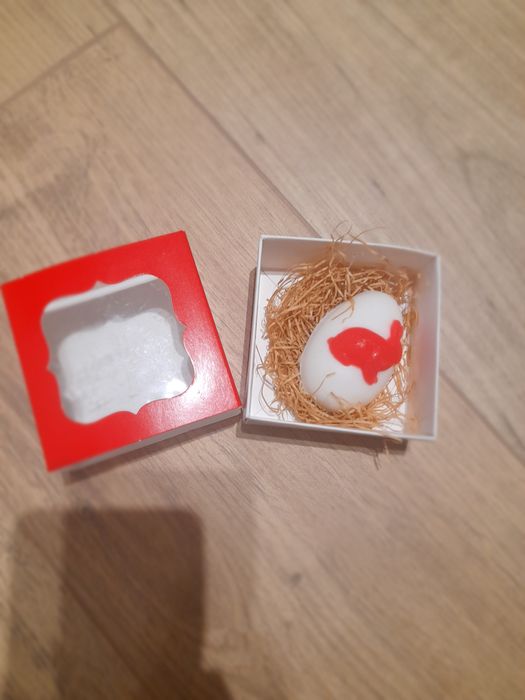 Ręcznie robione mydełko zajączek Wielkanoc