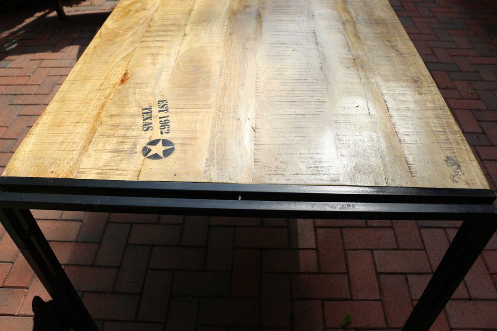 Stół styl industrialny,kolonialny,drewno, sheesham