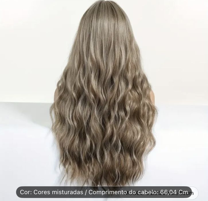 Peruca  nova comprida loira