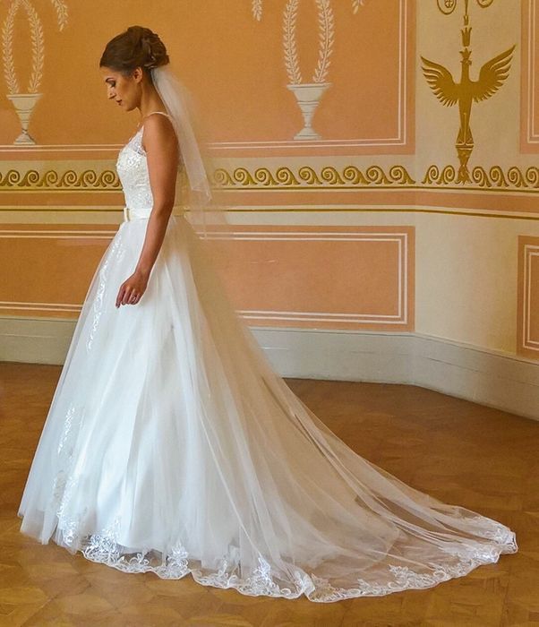 Suknia ślubna Elika Annais Bridal rozm.34/36 Ivory