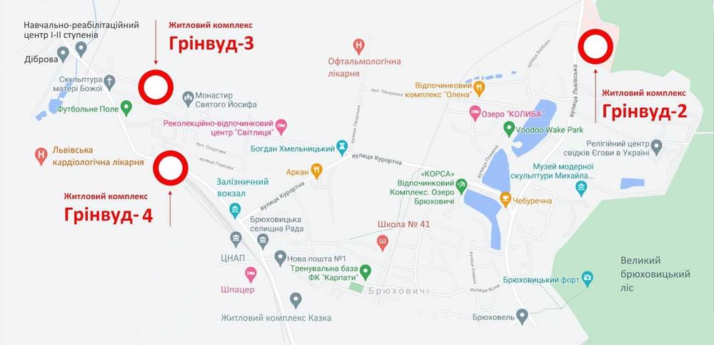 Продаж комерційного приміщеня Брюховичі 118 м2