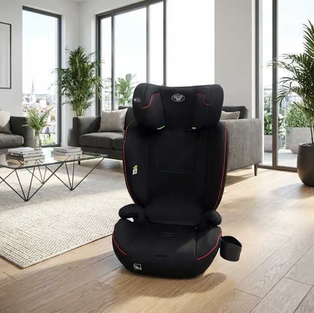 Fotelik Samochodowy 9-36 Kg 76-150 CM Czarny Dla Dziecka + Pojemnik