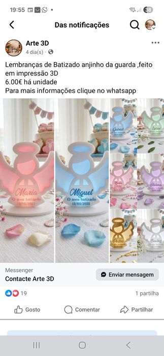 Lembrancinhas para batizado