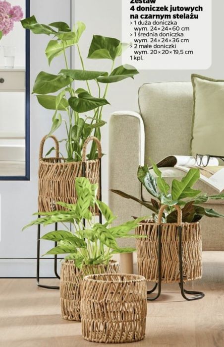Doniczki stojak na doniczki Loft Boho