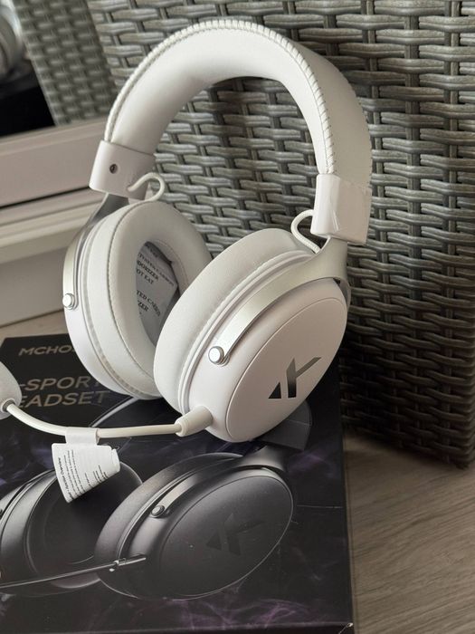 MCHOSE V9 Pro — бездротові ігрові навушники 7.1, 2.4G/BT/USB-C, AI-мікрофон