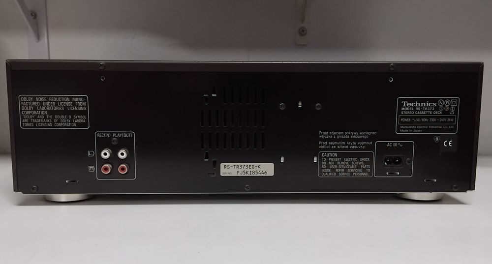 TECHNICS deck cassettes RS-TR373
