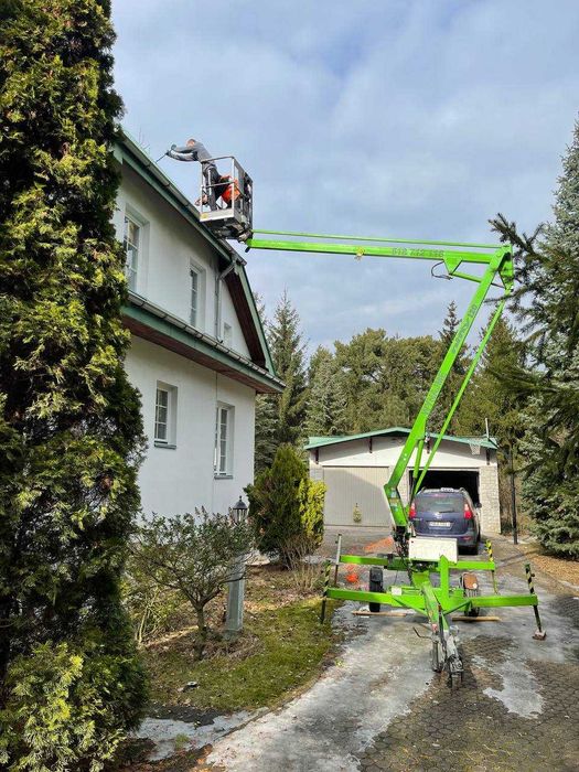 Mycie dachów, elewacji,kostki brukowej.