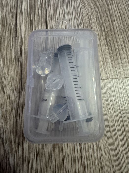 Strzykawki, aspirator do nosa dla dzieci do plukania
