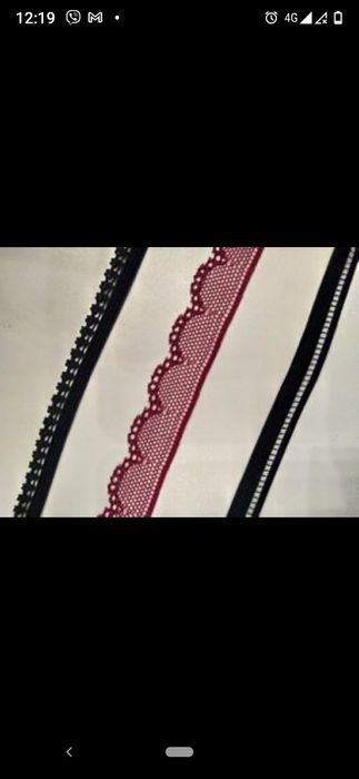 На метраж резинки, кружева, облямівки від 3 грн