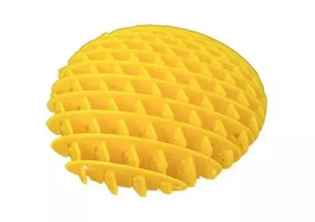 Gniotek antystresowy żółty 10cm. Leantoys