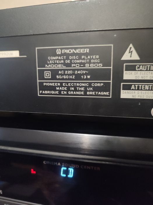 Сиди проигрыватель pioneer PD-S605.