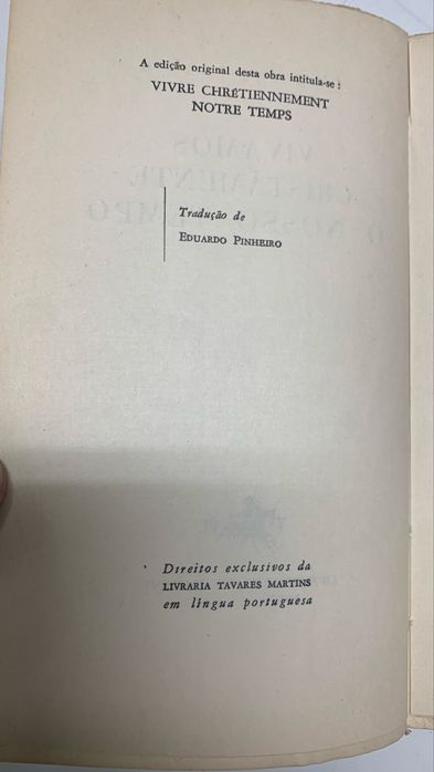 Vivamos cristâmente o nosso tempo