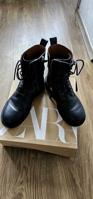 Шкіряні чоботи Zara 36 розмір, 23.3 см