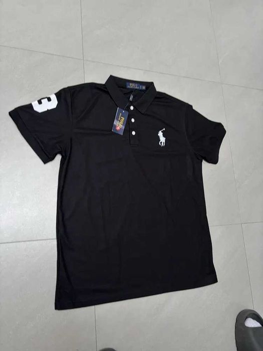 Czarna koszulka polo Ralph Lauren nowa