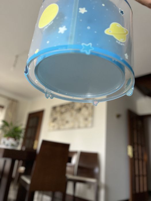 Vendo candeeiro tons de azul
