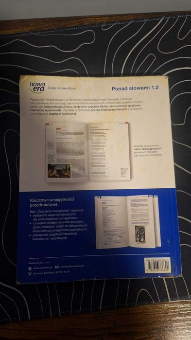 Książka ponad słowami 1.2 zakres podstawowy i rozszerzony.