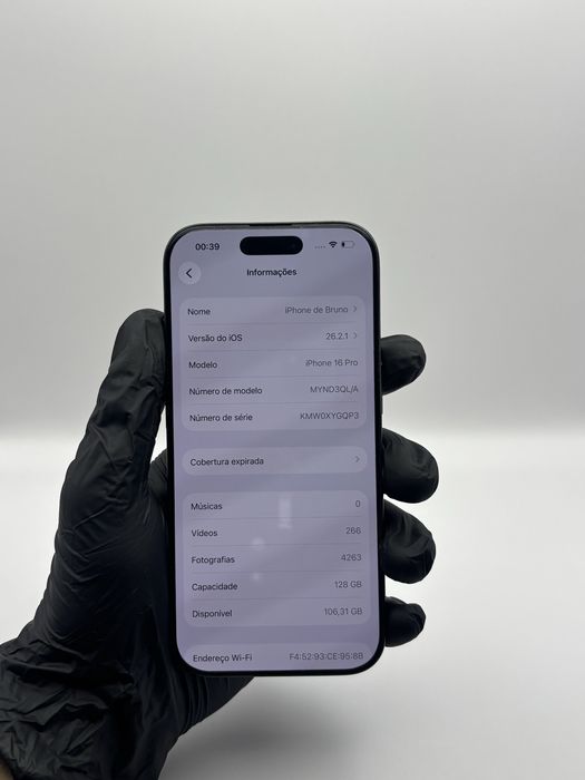 Iphone 16 Pro Preto Desbloqueado