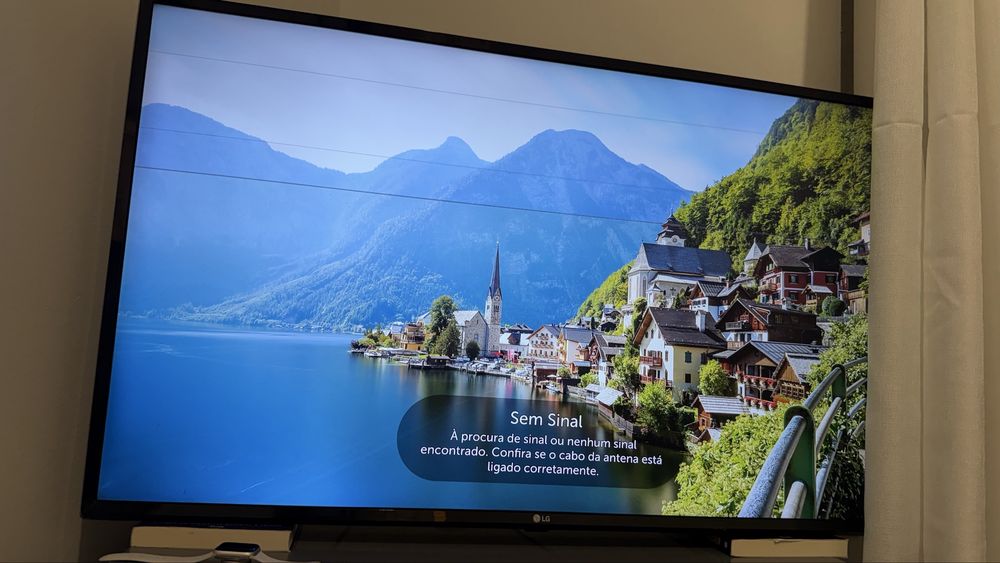 TV LG 40 polegadas com defeito na imagem