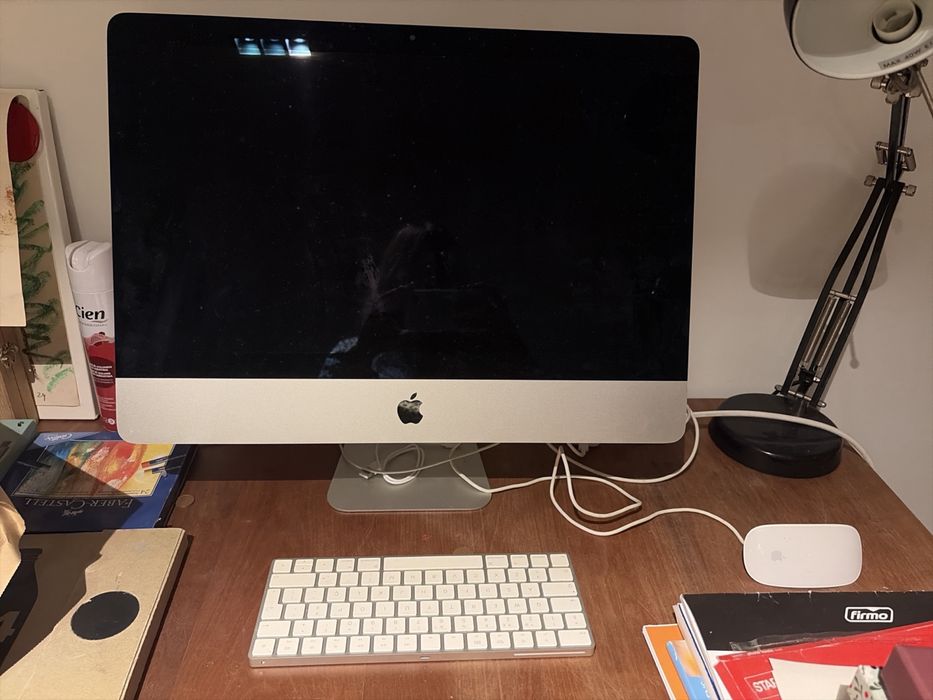 Apple iMac 21,5” 2017 i5 8GB 1TB + teclado + Magic Mouse + caixa