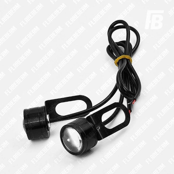 ДХО ходовые огни диодные LED орлиный глаз поворотник линза мото мопед