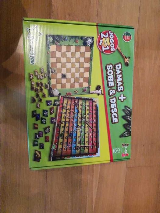 Jogo 2 em 1 - Damas + Sobe e Desce (Science4You)