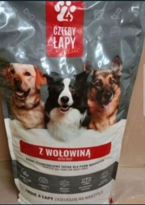 Karma dla psa o smaku wołowinyb25 kg