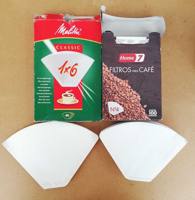 Filtros de papel para máquinas de café