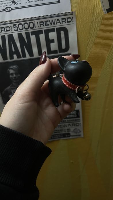 Брелок кошка чорна