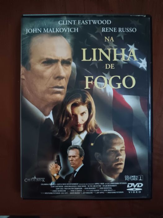filme dvd original - na linha de fogo